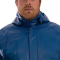 Tingley Eclipse„¢ Tri-Hazard Protection Jacket, Size Men's Medium, Storm Fly Front, Hood Snaps, Blue J44241.MD